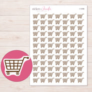 I-14386 planner sticker sheet with enlarged sticker detail