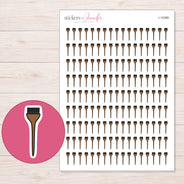 I-14389 planner sticker sheet with enlarged sticker detail