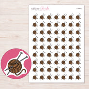 I-14402 planner sticker sheet with enlarged sticker detail
