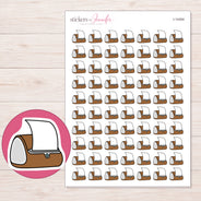 I-14404 planner sticker sheet with enlarged sticker detail