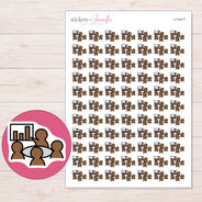 I-14417 planner sticker sheet with enlarged sticker detail