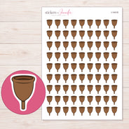 I-14418 planner sticker sheet with enlarged sticker detail