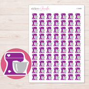 I-14420 planner sticker sheet with enlarged sticker detail