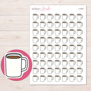 I-14424 planner sticker sheet with enlarged sticker detail