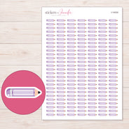 I-14434 planner sticker sheet with enlarged sticker detail