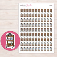 I-14444 planner sticker sheet with enlarged sticker detail