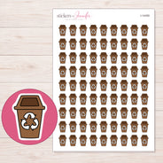 I-14459 planner sticker sheet with enlarged sticker detail
