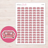 I-14463 planner sticker sheet with enlarged sticker detail