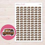 I-14465 planner sticker sheet with enlarged sticker detail