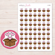I-14468 planner sticker sheet with enlarged sticker detail