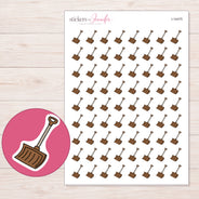 I-14475 planner sticker sheet with enlarged sticker detail