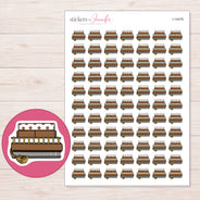 I-14478 planner sticker sheet with enlarged sticker detail
