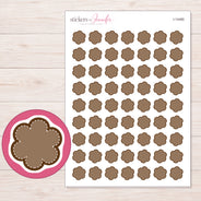 I-14480 planner sticker sheet with enlarged sticker detail