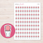 I-14485 planner sticker sheet with enlarged sticker detail