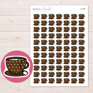 I-14488 planner sticker sheet with enlarged sticker detail