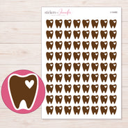 I-14490 planner sticker sheet with enlarged sticker detail