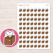 I-14494 planner sticker sheet with enlarged sticker detail