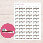 I-14497 planner sticker sheet with enlarged sticker detail