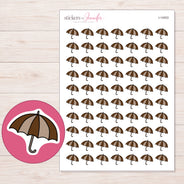 I-14503 planner sticker sheet with enlarged sticker detail