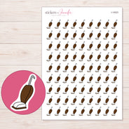 I-14523 planner sticker sheet with enlarged sticker detail