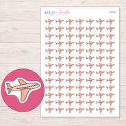 I-14534 planner sticker sheet with enlarged sticker detail