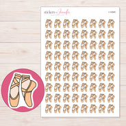 I-14545 planner sticker sheet with enlarged sticker detail