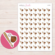 I-14551 planner sticker sheet with enlarged sticker detail