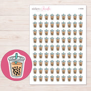 I-14558 planner sticker sheet with enlarged sticker detail