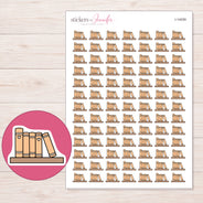 I-14559 planner sticker sheet with enlarged sticker detail