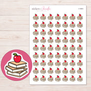 I-14561 planner sticker sheet with enlarged sticker detail
