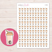 I-14562 planner sticker sheet with enlarged sticker detail