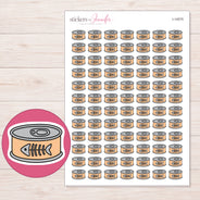 I-14575 planner sticker sheet with enlarged sticker detail