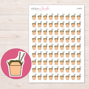 I-14578 planner sticker sheet with enlarged sticker detail