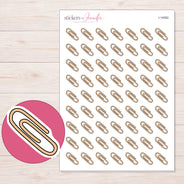 I-14582 planner sticker sheet with enlarged sticker detail