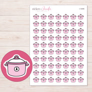 I-14595 planner sticker sheet with enlarged sticker detail