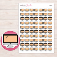 I-14601 planner sticker sheet with enlarged sticker detail