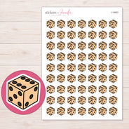 I-14603 planner sticker sheet with enlarged sticker detail