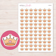I-14614 planner sticker sheet with enlarged sticker detail