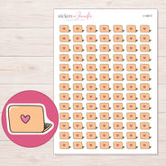 I-14617 planner sticker sheet with enlarged sticker detail