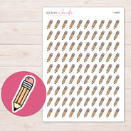 I-14620 planner sticker sheet with enlarged sticker detail