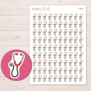 I-14621 planner sticker sheet with enlarged sticker detail