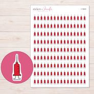 I-14622 planner sticker sheet with enlarged sticker detail