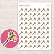 I-14628 planner sticker sheet with enlarged sticker detail