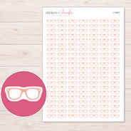 I-14631 planner sticker sheet with enlarged sticker detail