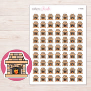 I-14636 planner sticker sheet with enlarged sticker detail