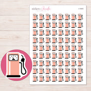 I-14645 planner sticker sheet with enlarged sticker detail