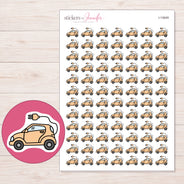I-14649 planner sticker sheet with enlarged sticker detail