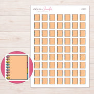 I-14651 planner sticker sheet with enlarged sticker detail
