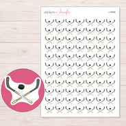 I-14658 planner sticker sheet with enlarged sticker detail