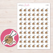I-14666 planner sticker sheet with enlarged sticker detail